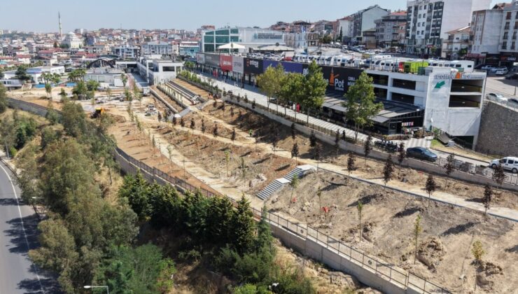 Çayırova’da 18 bin 500 metrekarelik parkta çalışmalar sürüyor