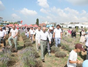 Çayırovalılar Lavanta Hasadı Şenliği’nde bir araya geldi