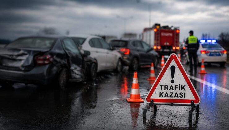 Dilovası’nda D-100’de Zincirleme Kaza: Trafik Uzun Süre Aksadı