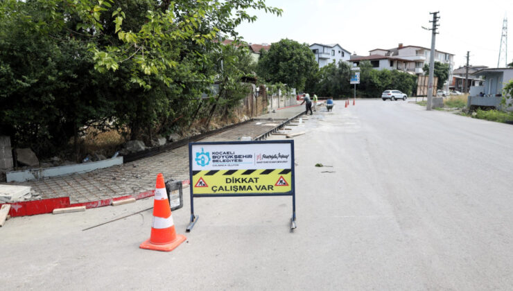 Gölcük Çiftlik Mahallesi’nde ulaşım konforu artıyor