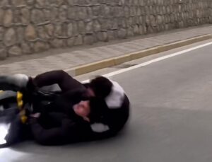 Gölcük’te Trafiği Tehlikeye Atan Hareket Kazayla Bitti