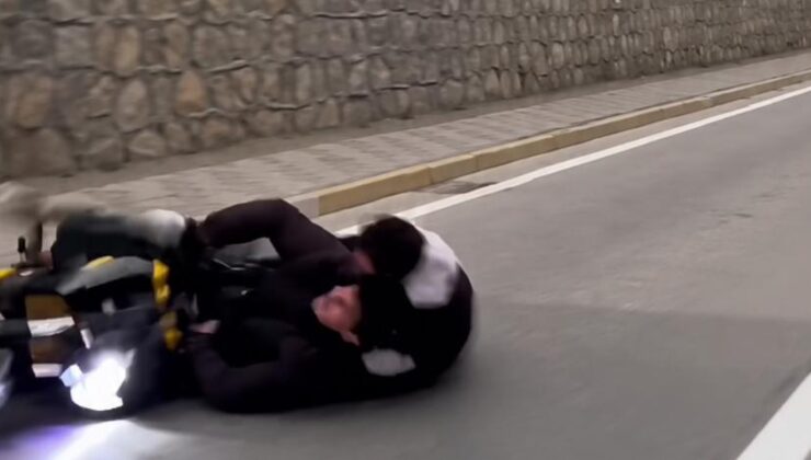Gölcük’te Trafiği Tehlikeye Atan Hareket Kazayla Bitti