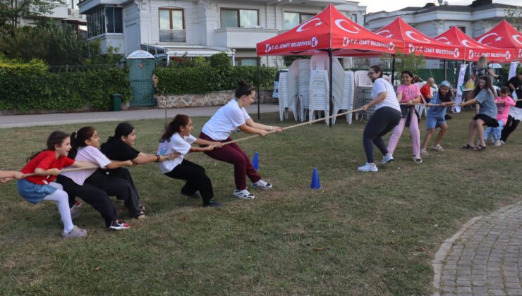 İzmit’te Geleneksel Oyun Etkinlikleri Mahalle Mahalle Devam Ediyor