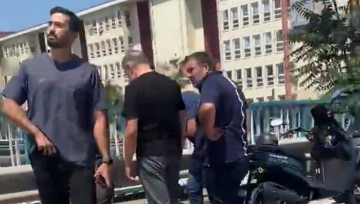 İzmit’te Otomobil ile Motosiklet Çarpıştı