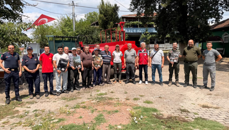 Kocaeli İtfaiyesi kırsalda gönüllü ekipler yetiştiriyor
