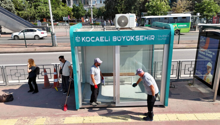 Kocaeli’de temiz durak, güvenli bekleyiş