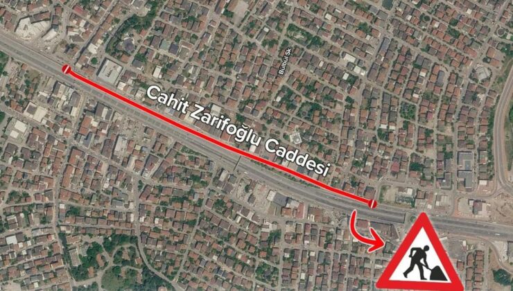 Körfez Cahit Zarifoğlu Caddesi trafiğe kapatılacak