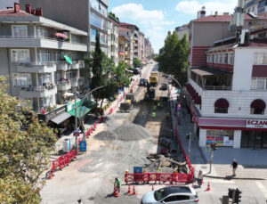Şehit Numan Dede Caddesi yenileniyor