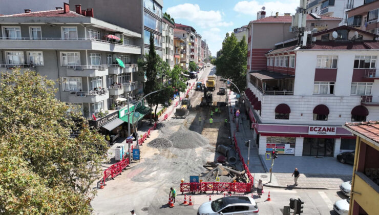 Şehit Numan Dede Caddesi yenileniyor