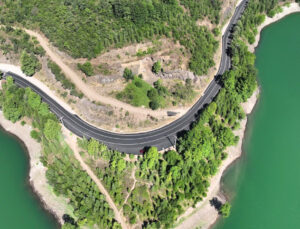 Yuvacık Barajı yolu sil baştan yenilendi