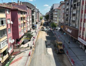25 milyon TL’lik Şehit Numan Dede Caddesi Projesinde Çalışmalar Sürüyor