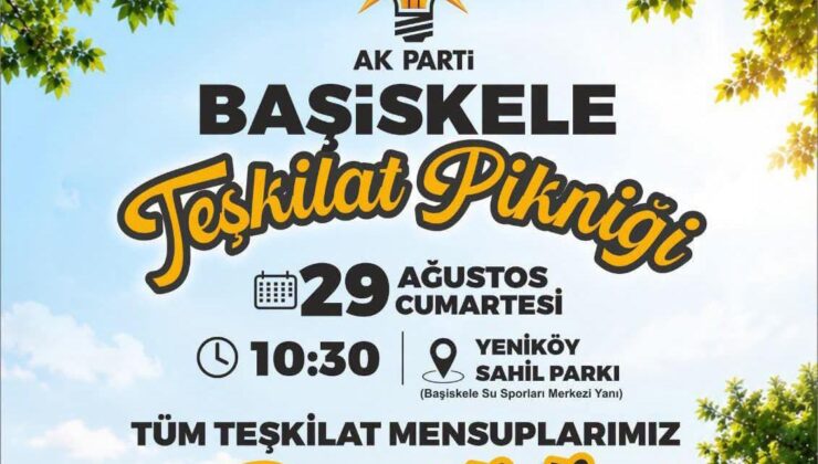 AK Parti Başiskele Teşkilatı Piknikte Buluşacak