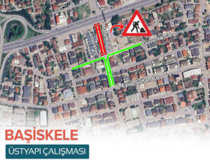 Başiskele Atatürk Caddesi araç trafiğine kapatıldı