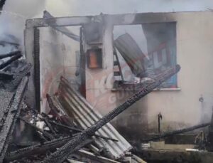 Başiskele’de Barakada Yangın! Alevlerin Eve Sıçraması Son Anda Önlendi
