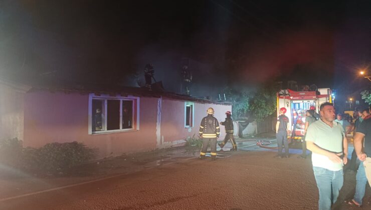 Başiskele’de Gece Yarısı Korkutan Yangın!