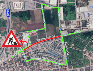 Başiskele’de O Cadde Trafiğe Kapanıyor