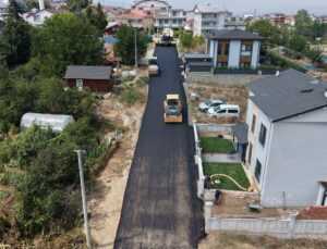 Başiskele’de Üstyapı Çalışmaları Hız Kesmeden Sürüyor