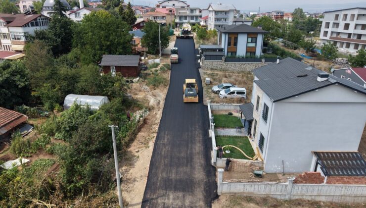 Başiskele’de Üstyapı Çalışmaları Hız Kesmeden Sürüyor