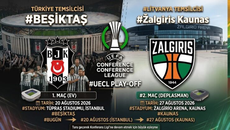 Beşiktaş’a Avrupa’da Litvanya Temsilcisi! İşte Play-Off Turundaki Rakibi ve Maç Takvimi