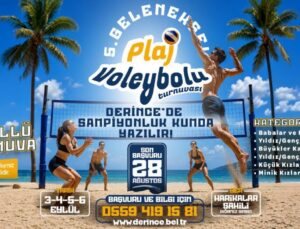 Derince’de Plaj Voleybolu Heyecanı Başlıyor