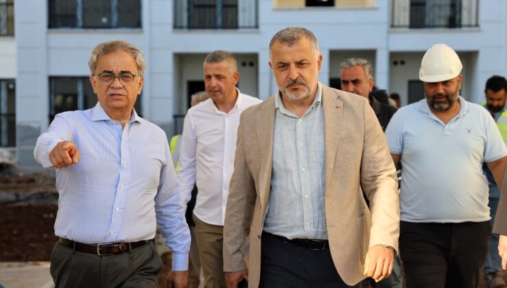 Hayri Baraçlı, Kartepe Evleri Projesi’nde son durumu yerinde inceledi