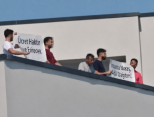 İzmit’te İşçilerin Eylemi Sürüyor: Cedit’te Çatıda Hak Arayışı