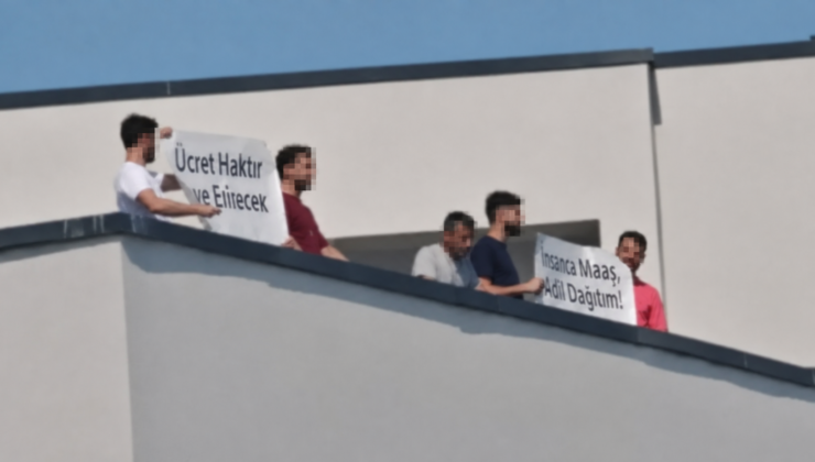 İzmit’te İşçilerin Eylemi Sürüyor: Cedit’te Çatıda Hak Arayışı