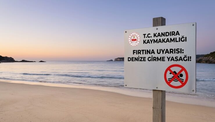 Kandıra Kaymakamlığı’ndan Fırtına Uyarısı: Tüm Plajlarda Denize Girme Yasağı İlan Edildi!