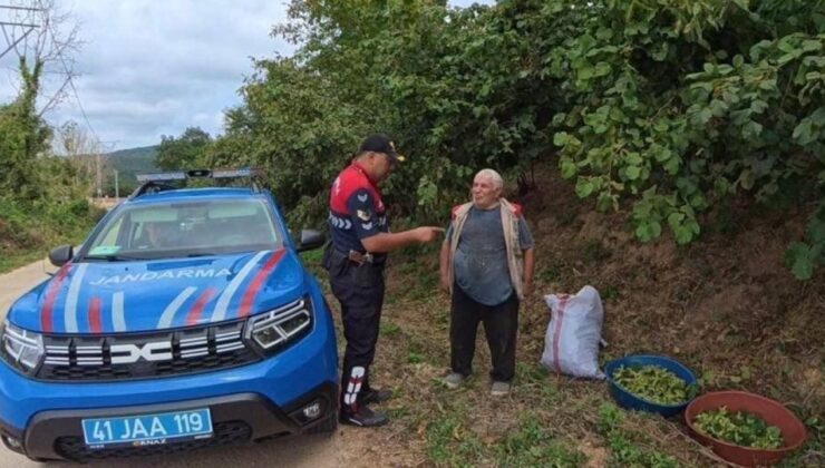 Kandıra’da Fındık Tarlaları Jandarmanın 7/24 Gözetiminde