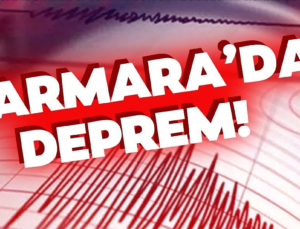 Marmara’da 3,1 Büyüklüğünde Deprem!