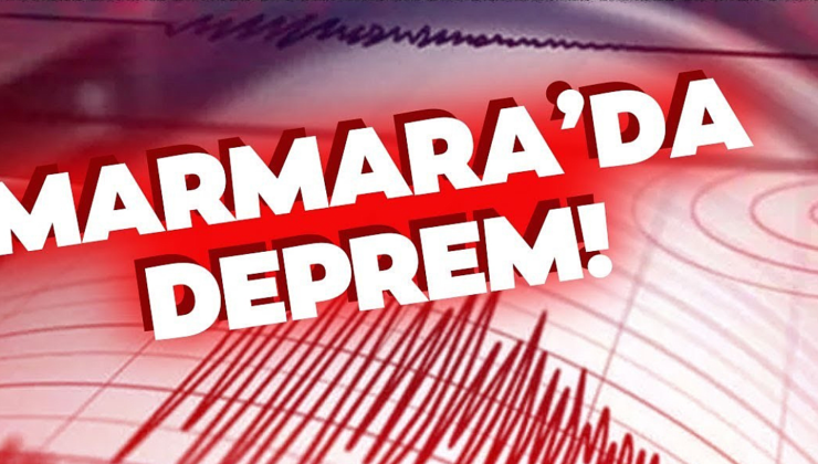 Marmara’da 3,1 Büyüklüğünde Deprem!