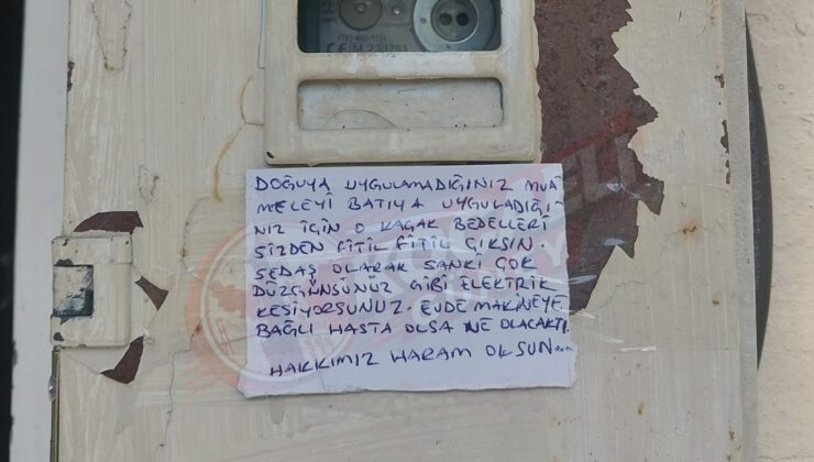 SEDAŞ’a Sayaç Üzerinden Tepki: Hakkımı Haram Ediyorum