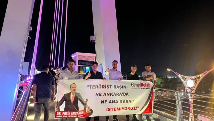 Yeniden Refah Gençliği’nden Kocaeli’de Pankartlı Mesaj