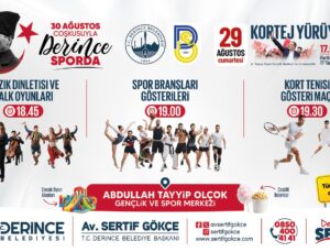 Zafer Bayramı’nda Derince’de Spor ve Etkinlik Coşkusu