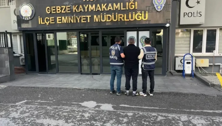 27 yıl hapis cezası bulunan hükümlü Gebze’de yakalandı!