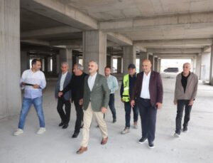 Başkan Çiftçi, Hastane İnşaatını Yerinde İnceledi