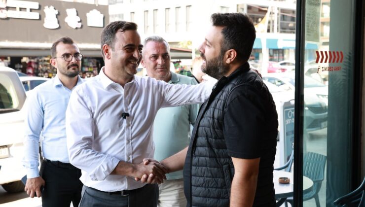 Başkan Özlü Barbaros’ta Esnaf ve Vatandaşlarla Buluştu