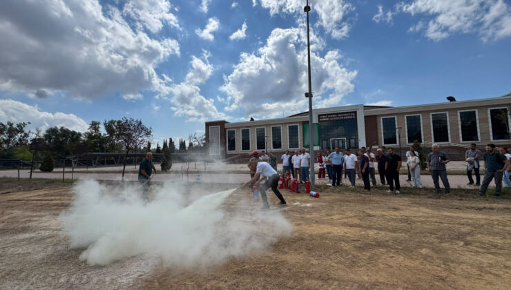 Büyükşehir İtfaiyesi’nden Gerçeğini Aratmayan Eğitim