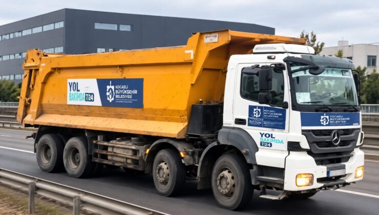 Büyükşehir Kamyonları E-5’te Trafiği Tehlikeye Attı!