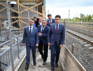 Derbent Tren Garı’nda restorasyon mesaisi: Bakan Yardımcısı Boyraz çalışmaları inceledi