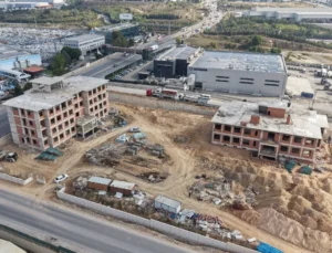 Doğa Madencilik Meslek Lisesi’nde kaba inşaat tamamlandı