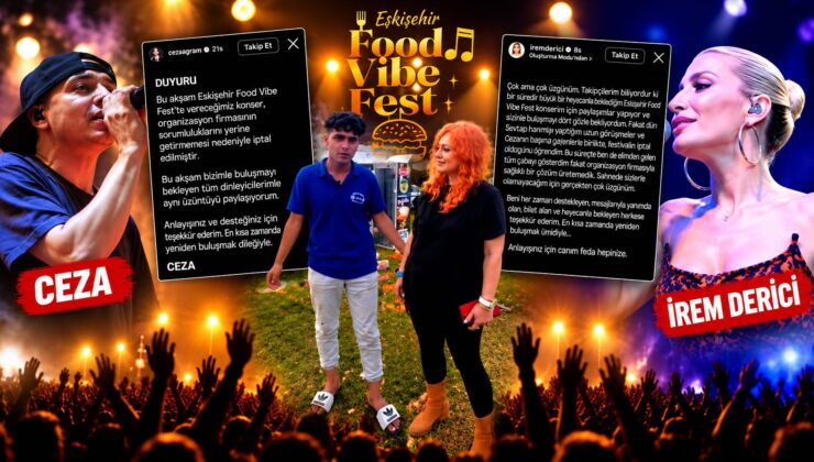 Eskişehir’de Food Vibe Fest’te kriz: Konserler iptal edildi, esnaf mağdur oldu