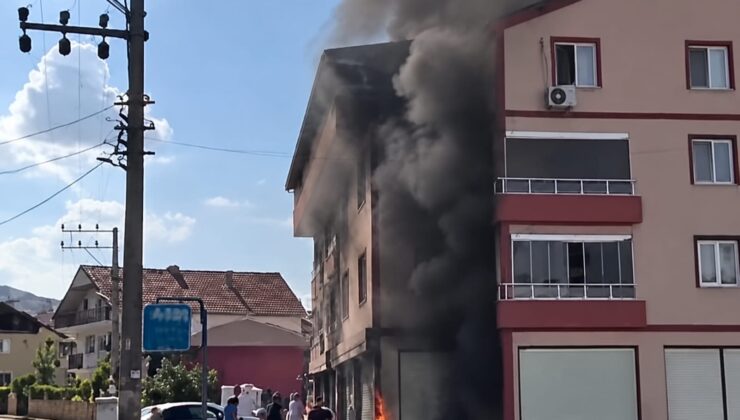 Gölcük Yeni Mahalle’de markette yangın paniği