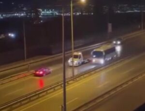 Gölcük’te korkutan görüntüler: Ters yöne giren otomobil faciaya davetiye çıkardı