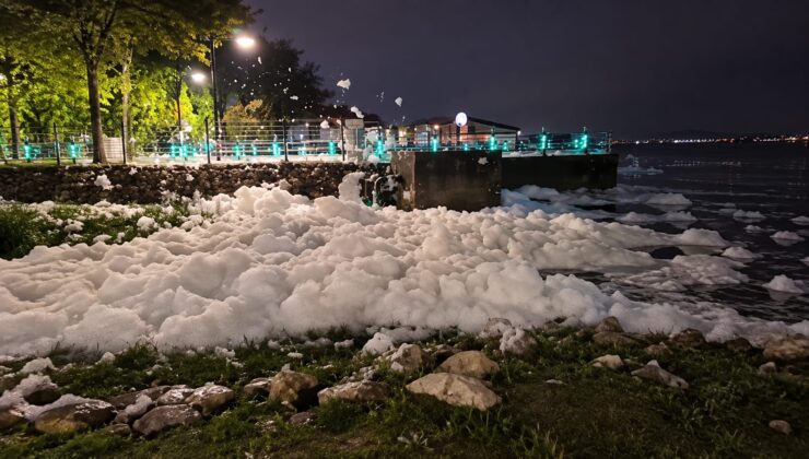 İzmit Sekapark’ta Gizemli Köpük Tabakası