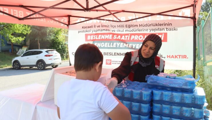 İzmit’te “Beslenme Saati” yeniden öğrencilerle buluşuyor