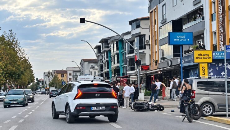 Kartepe’de motosiklet kazası: 1 kişi yaralandı
