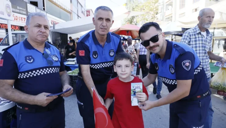 Kocaeli zabıtasından çocuklara “Güvenli Okul Yolu” uyarısı