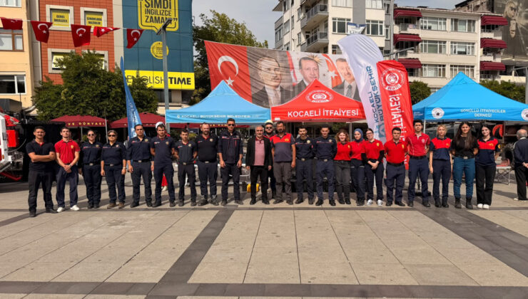 Kocaeli’de İtfaiye Haftası etkinlikleri yoğun ilgi gördü