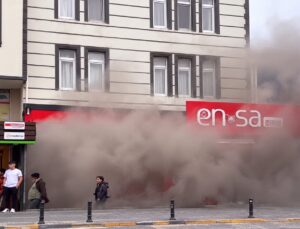 Körfez Çamlıtepe’de iş yerinde yangın!